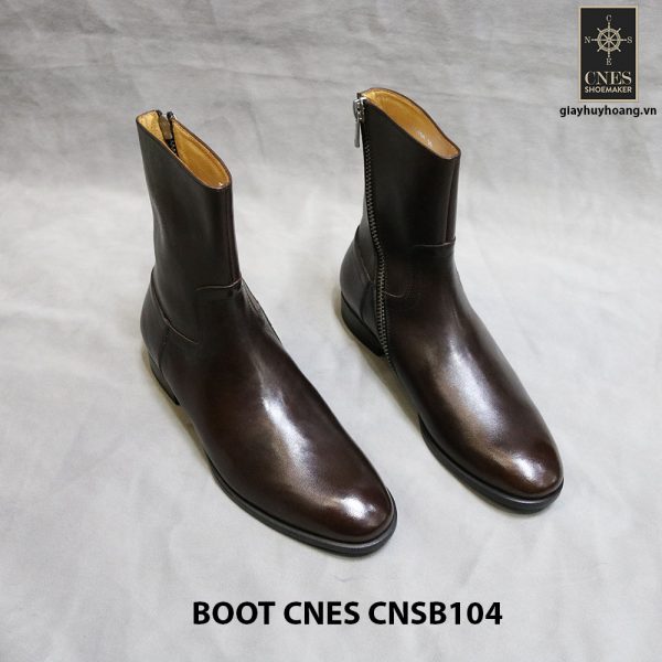 Giày da nam cổ cao ZipBoot CNES CNSB104 001