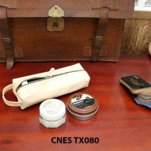 Bóp da đựng xi kem dưỡng giày cao cấp CNES TX080 002