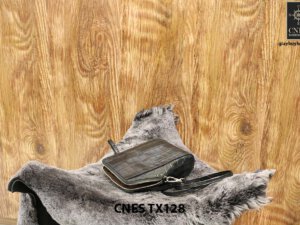 Túi ví nữ da bò dập cá sấu CNES TX128 003