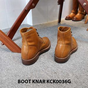 [Outlet size 41] Giày Boot cổ cao buộc dây Knar KCK0036G 004