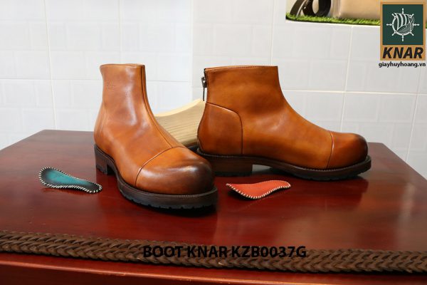 [Outlet size 40] Giày Boot cổ cao thời trang Knar KZB0037G 005