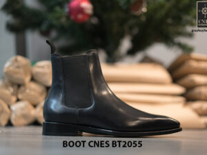 Giày Boot nam cổ cao da bò CNES BT2055 004