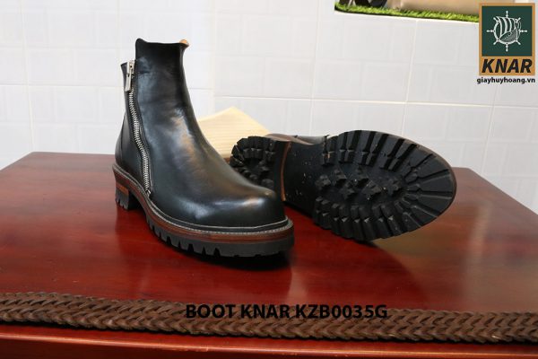 [Outlet size 41] Giày Boot dây kéo Knar KZB0035G 002
