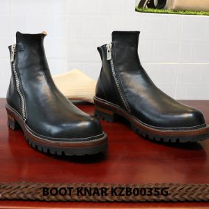 [Outlet size 41] Giày Boot dây kéo Knar KZB0035G 001