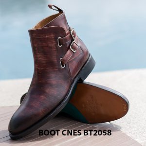 Giày da Boot nam kiểu khoá CNES BT2058 006
