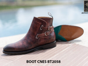 Giày da Boot nam kiểu khoá CNES BT2058 005