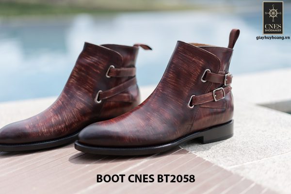 Giày da Boot nam kiểu kho3á CNES BT2058 00
