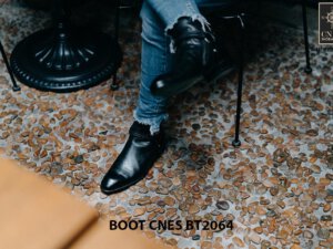 Giày tây Boot nam khoá kéo CNES BT2064 003