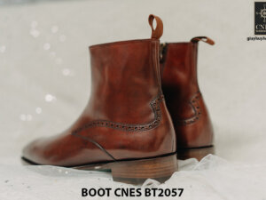 Giày Boot dây kéo nam CNES BT2057 009