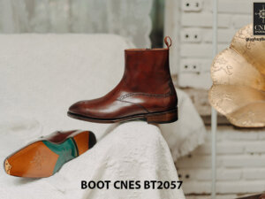 Giày Boot dây kéo nam CNES BT2057 007