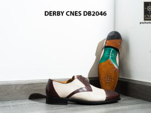Giày da nam hai màu Derby CNES DB2046 005