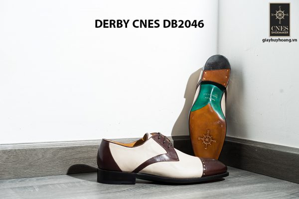Giày da nam hai màu Derby CNES DB2046 005