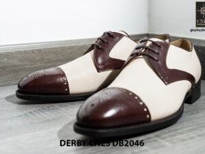 Giày da nam hai màu Derby CNES DB2046 003