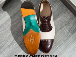 Giày da nam hai màu Derby CNES DB2046 001