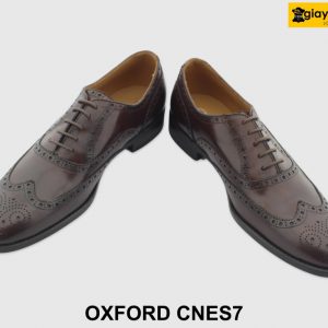 [Outlet size 42] Giày da nam đục lỗ Oxford Wingtips CNS7 004