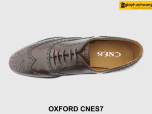 [Outlet size 42] Giày da nam đục lỗ Oxford Wingtips CNS7 002
