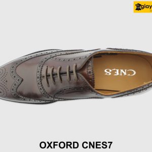 [Outlet size 42] Giày da nam đục lỗ Oxford Wingtips CNS7 002