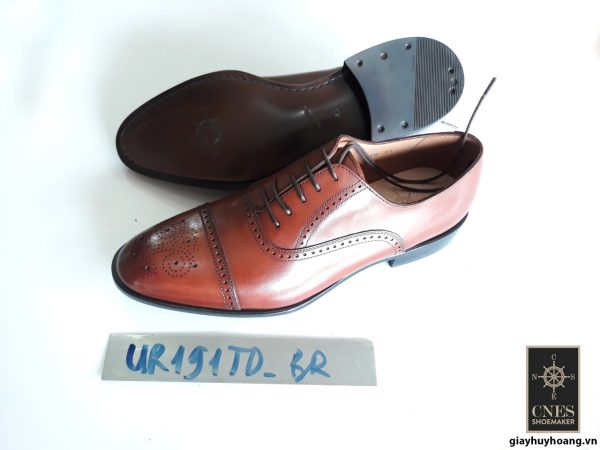 [Outlet size 43] Giày tây nam cao cấp Oxford Cnes UR191 002
