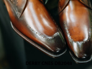 Giày tây nam mũi vuông Derby CNES DB2048 004