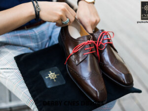 Giày tây nam Derby Wingtip CNES DB2044 001