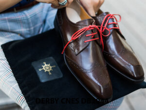 Giày tây nam Derby Wingtip CNES DB2044 001
