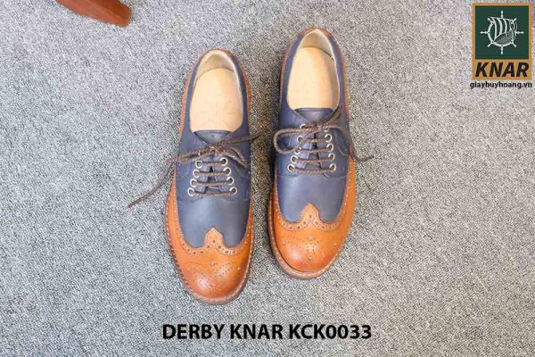 [Outlet size 42] Giày da nam đẹp Derby Knar KCK0033 005