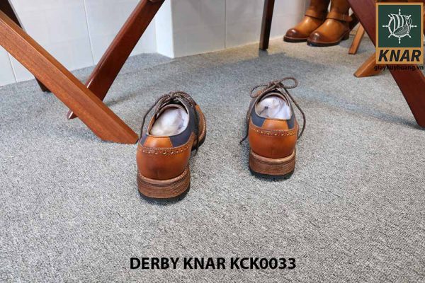 [Outlet size 42] Giày da nam đẹp Derby Knar KCK0033 004