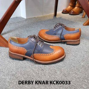 [Outlet size 42] Giày da nam đẹp Derby Knar KCK0033 003