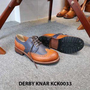 [Outlet size 42] Giày da nam đẹp Derby Knar KCK0033 002