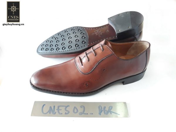 [Outlet size 42] Giày da nam mũi trơn Oxford Cnes CNS02 002