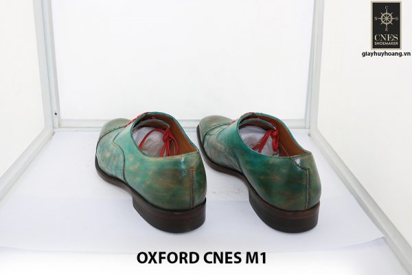 [Outlet size 40] Giày da nam xanh lá Oxford Cnes M1 008