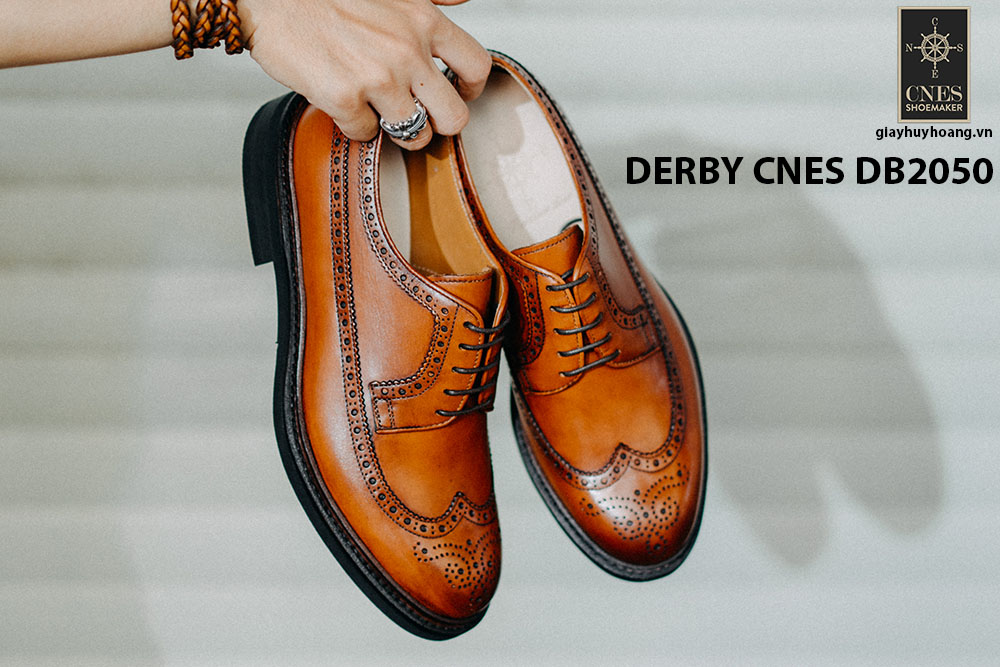 Giày da nam có dây Derby CNES DB2050 001