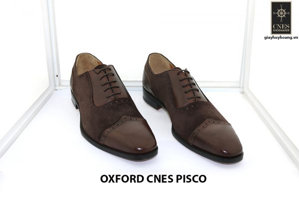 [Outlet size 41] Giày da nam buộc dây Oxford Cnes Pisco 001