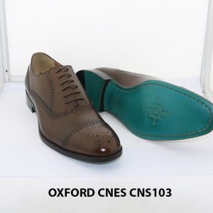 [Outlet size 41] Giày da nam Captoe Oxford Cnes CNS103 003