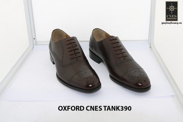 [Outlet size 38] Giày tây nam Brogues Oxford Cnes Tank390 001
