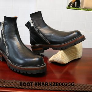 [Outlet size 41] Giày Boot dây kéo Knar KZB0035G 006