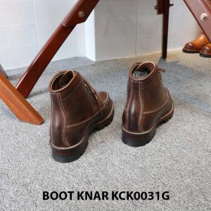 [Outlet size 41] Giày Boot cổ cao buộc dây Knar KCK0031G 005