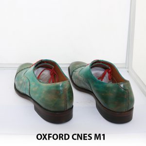 [Outlet size 40] Giày da nam xanh lá Oxford Cnes M1 008