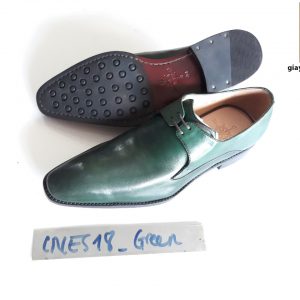 [Outlet size 41] Giày tây nam xanh lá Derby CNES CNS18 001