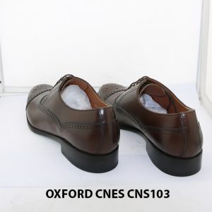[Outlet size 41] Giày da nam Captoe Oxford Cnes CNS103 004