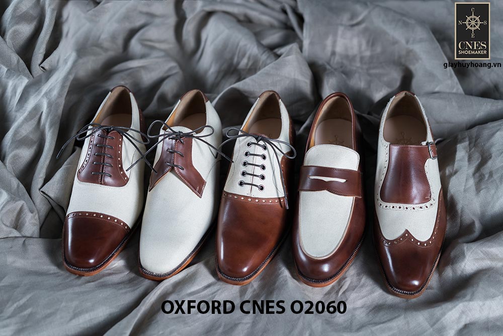 Giày tây nam buộc dây cao cấp Oxford CNES O2060 001