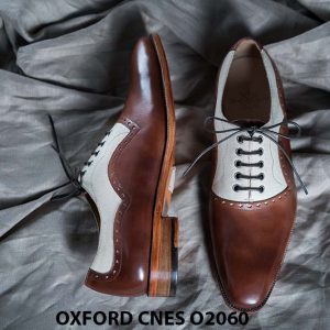 Giày tây nam buộc dây cao cấp Oxford CNES O2060 003