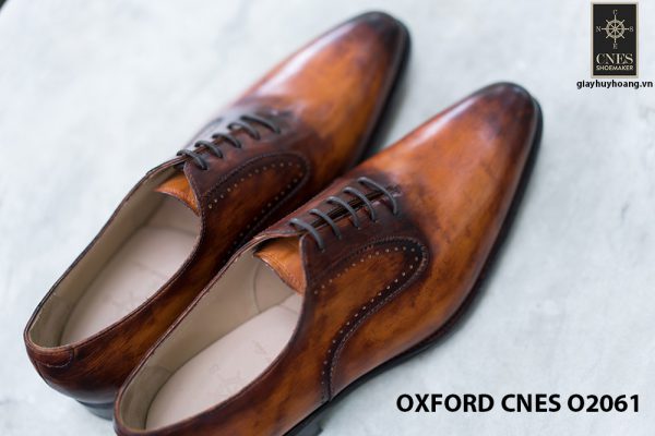 Giày da nam Patina sa mạc Oxford CNES O2061 006