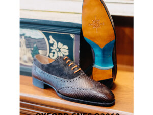 Giày da nam Full brogues Oxford CNES O2062 004
