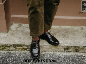 Giày tây nam da bê ý Derby CNES DB2065 001