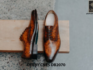Giày da nam đánh Patina Derby CNES DB2070 005