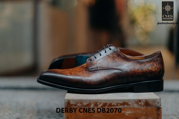 Giày da nam đánh Patina Derby CNES DB2070 004