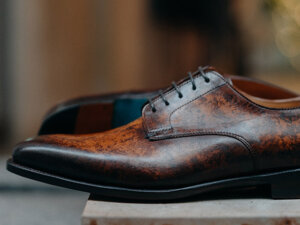 Giày da nam đánh Patina Derby CNES DB2070 004