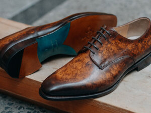 Giày da nam đánh Patina Derby CNES DB2070 003