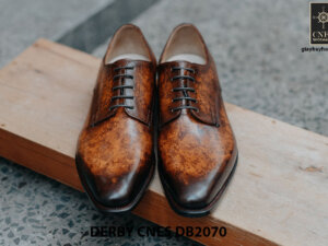 Giày da nam đánh Patina Derby CNES DB2070 001